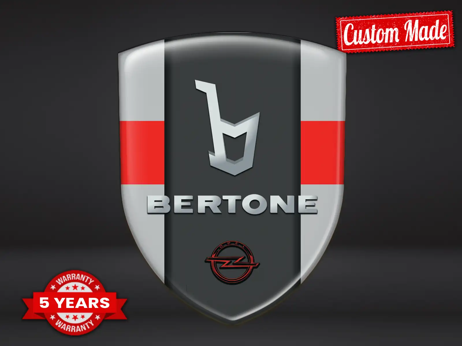 Bertone Autoaufkleber Universal Stern Minimalistisch